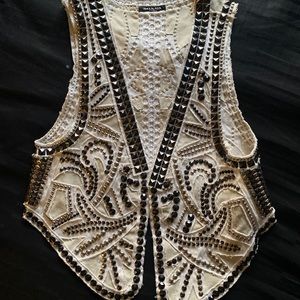 Balmain 2011 studded vest